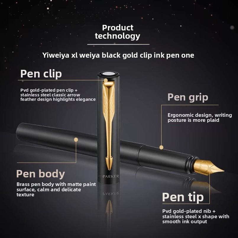 PARKER Weiya XL Ink High-end Business Meeting Gift for Men and Women Writing Practice Fountain Pen