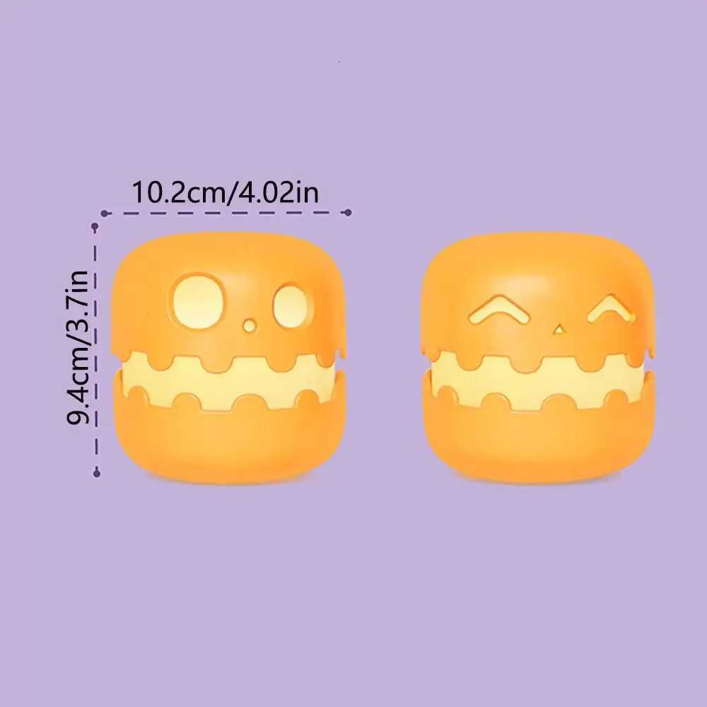 Creative Halloween Pumpkins Lamp Auto-Off Timer Push Type Pumpkin Night Light Ornament Dimmable Mini Pumpkin LED Lantern Baby XJ250804