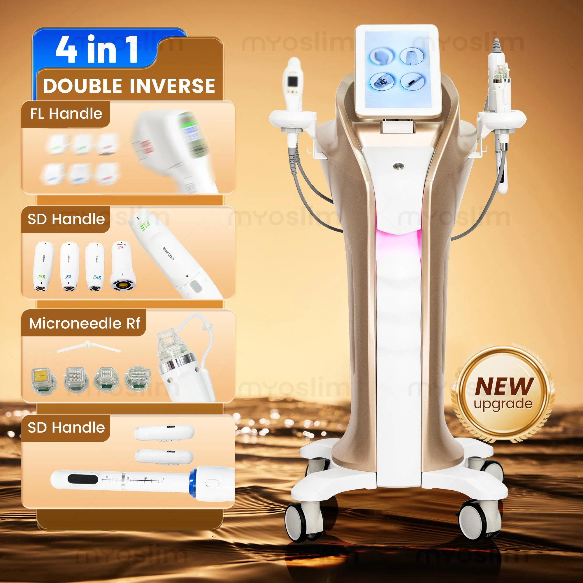 Advanced Hifu Intimate Device - 4 Functions - Remove Dark Circles Suitable for Beauty Salons and Spa Clinics
