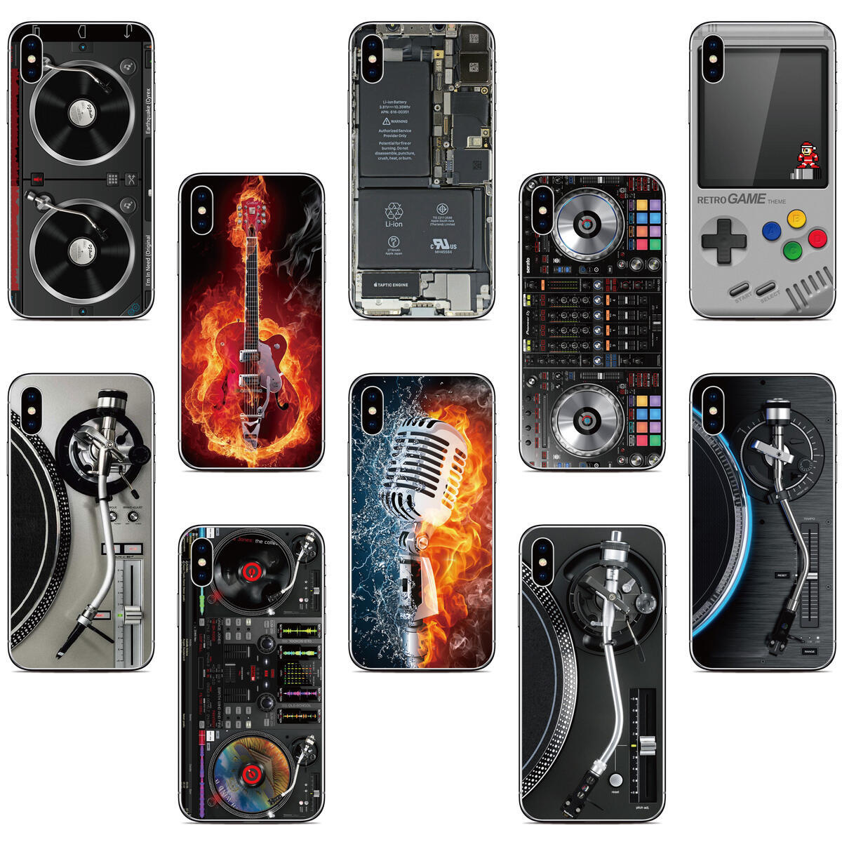 Electronic Music DJ Controller Mixer Case For ZTE Nubia Red Magic 9 8S 8 Pro Plus 6 7 6S 7S Pro Red Magic 5G 5S 6R Back Cover