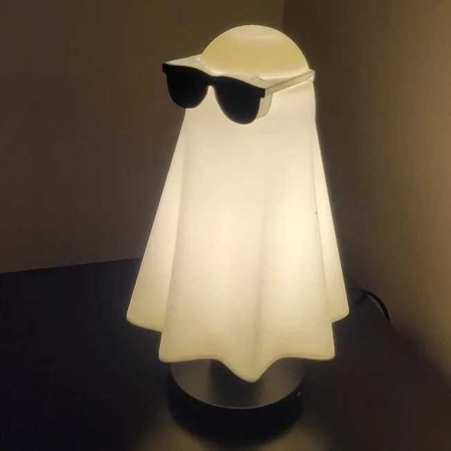 Halloween Ghost Night Light Indoor Creative Holiday Party Decorations Cute Ghost Lamp Home Halloween Mantel Decor XJ250804