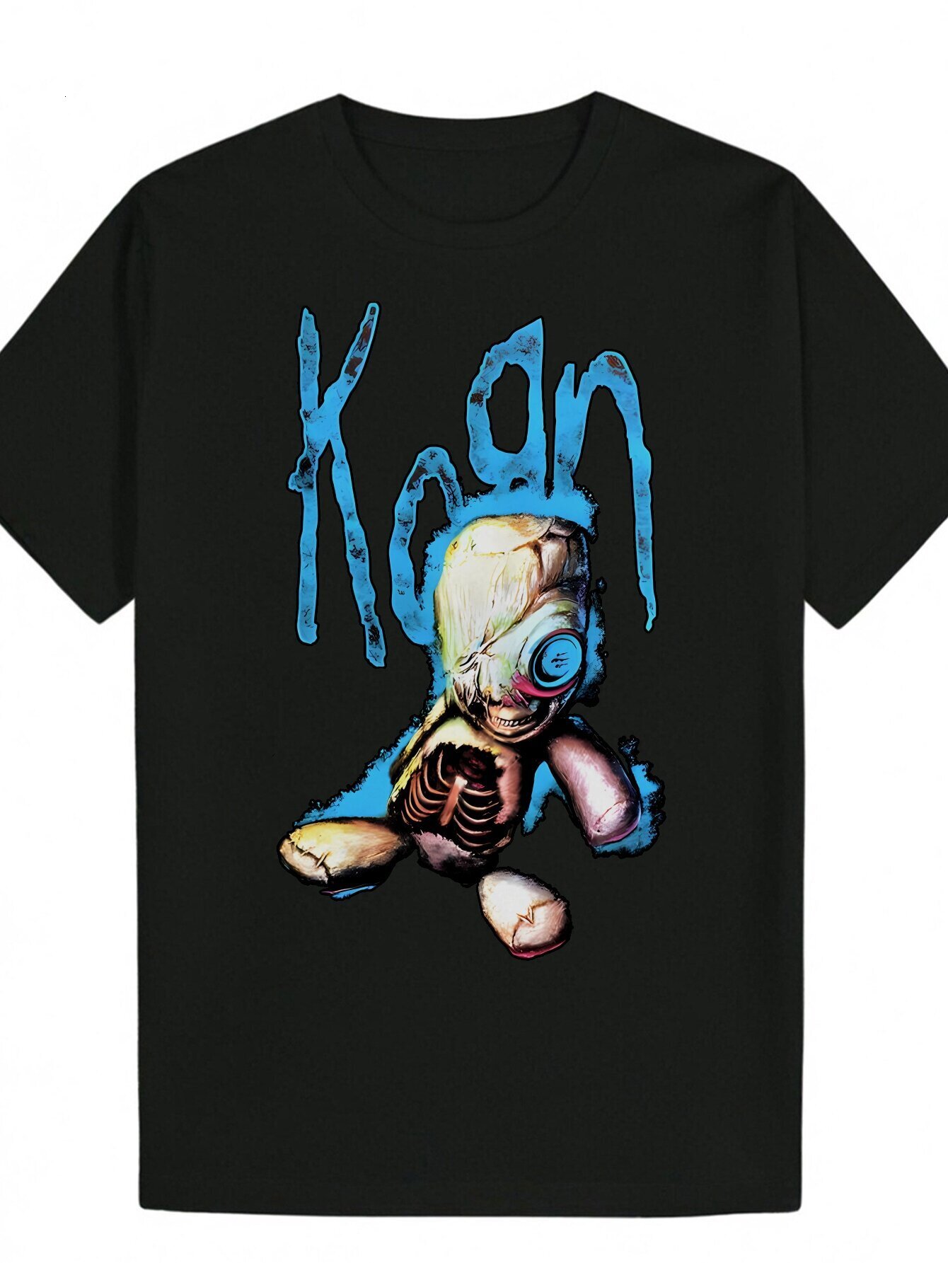 Men's Summer Casual T-Shirt with Portrait Pattern, Polyester Round Neck, Slightly Elastic, Regular Fit, Knitted Fabric, 180 G/M2 0506b