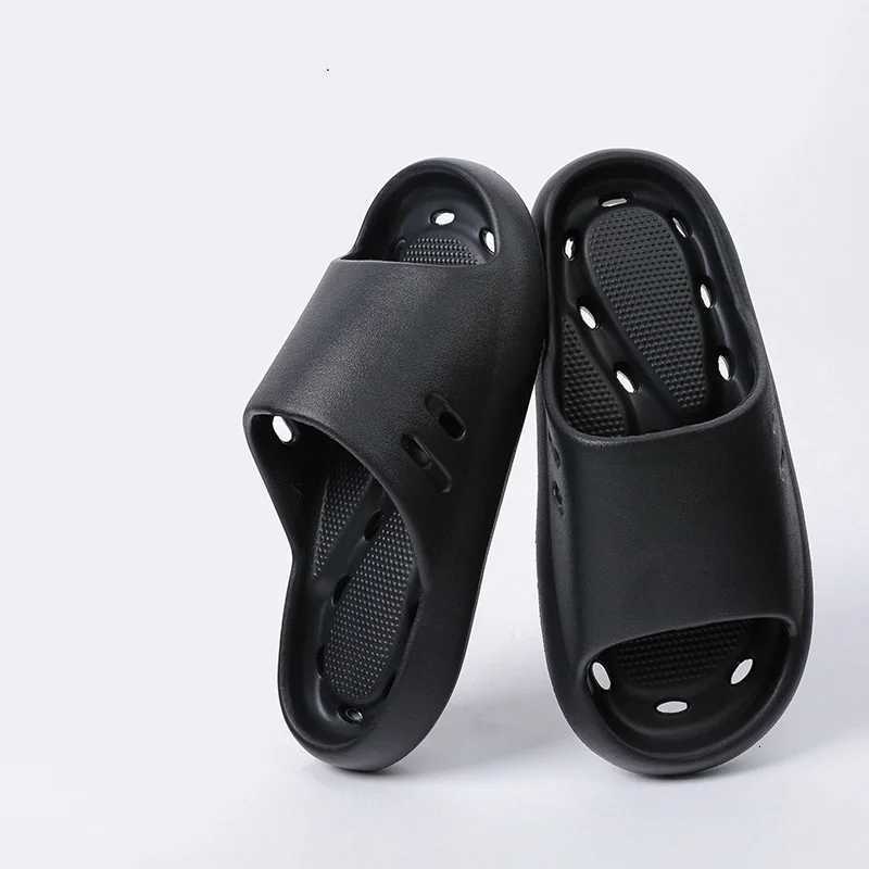 Non-slip Bath Leakage Bathroom Slippers Female Home Indoor Household EVA Slippers Female W250805