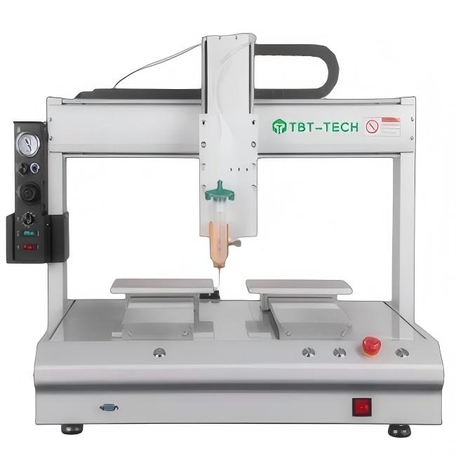 Desktop automatic glue dispenser with precision fluid dispensing systems for epoxy resin silicone uv glue automatic dispensing