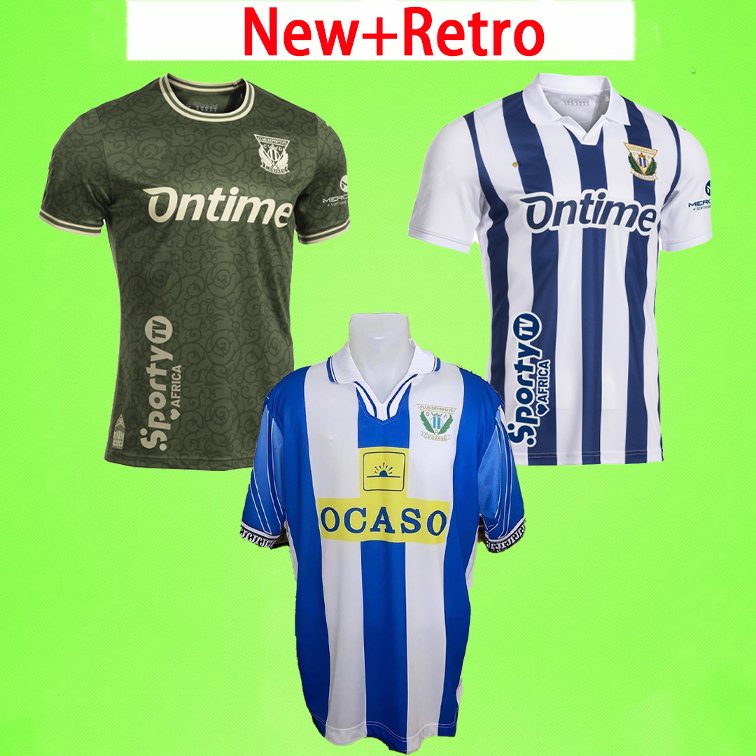 New + Retro Leganes 2025 2026 soccer jerseys 1998 1999 2000 football shirt Men Kit uniform home away third 98 99 00 PORTILLO RABA DIEGO GARCIA 25 26