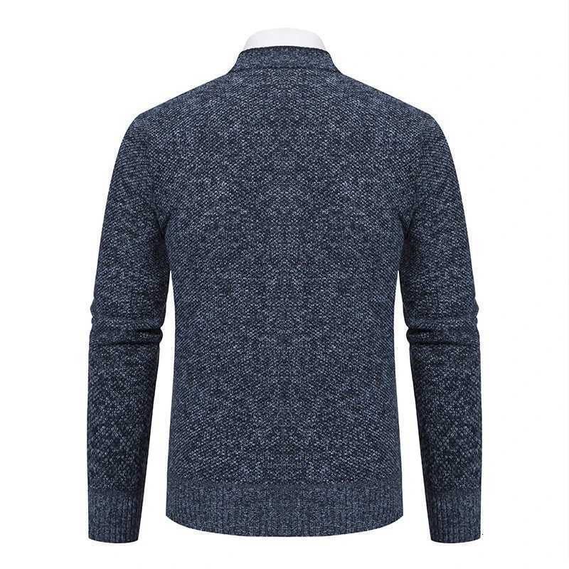 Mens knitted cardigan casual V-neck autumn and winter new sweater coat XJ250805