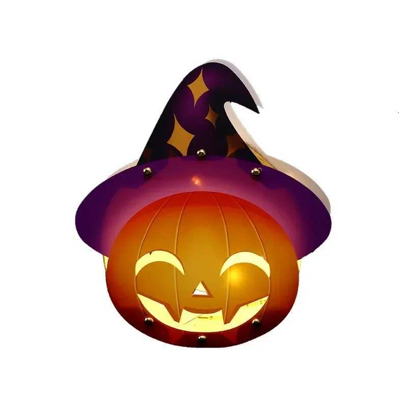 Halloween Pumpkin Light Craft Kit DIY Glowing Lantern Decorations for Kids Preschool Classroom Halloween Party Supplies XJ250804