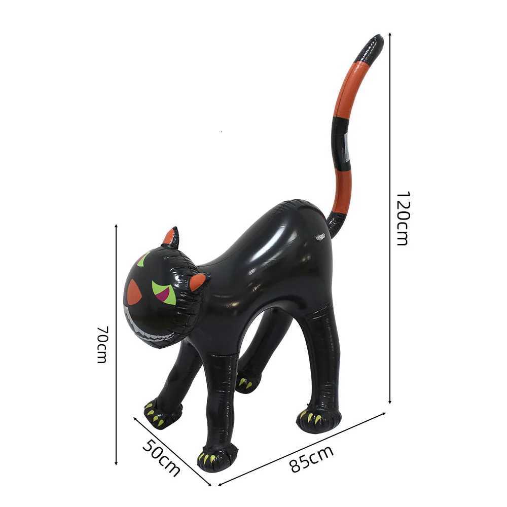 1pcs Halloween Decoration Inflatables Toys Black Cat Balloon Halloween Outdoor Lawn Decoration Garden Courtyard Prop Decoration X250805