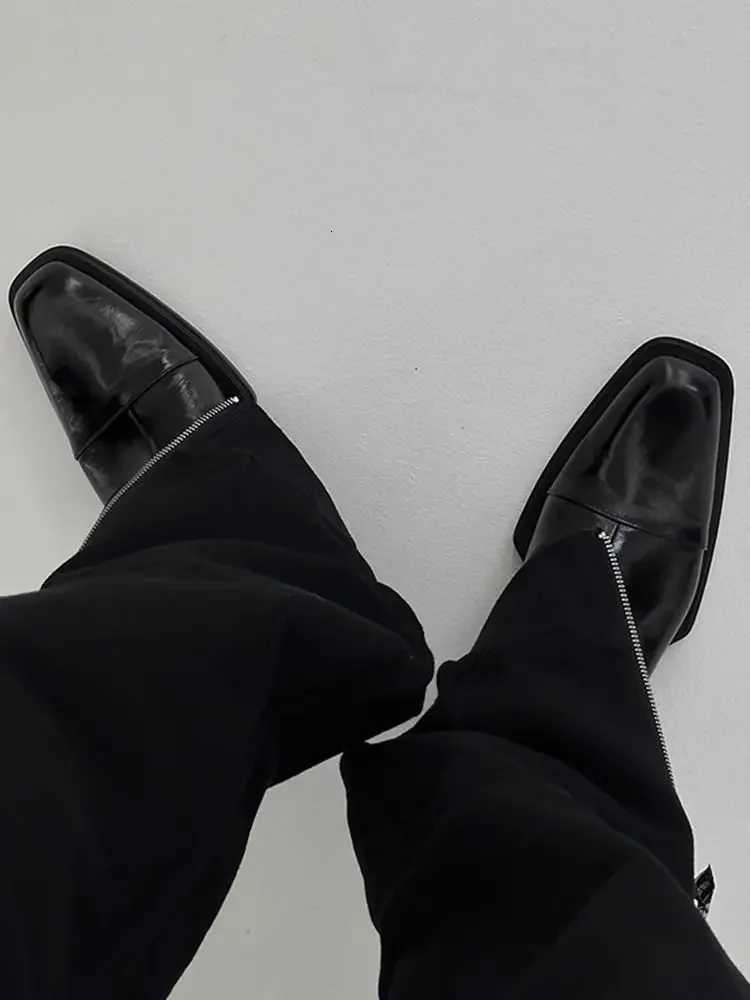 2025 High Top Inner Height Increase Mens Casual British Short Thick-soled Sneakers Boots Y250806