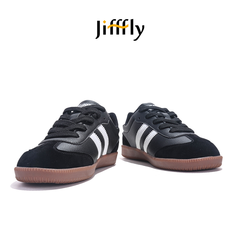 Jifffly sier German training shoes for men and women with thick soles for summer 2025, new retro classic versatile student sports
