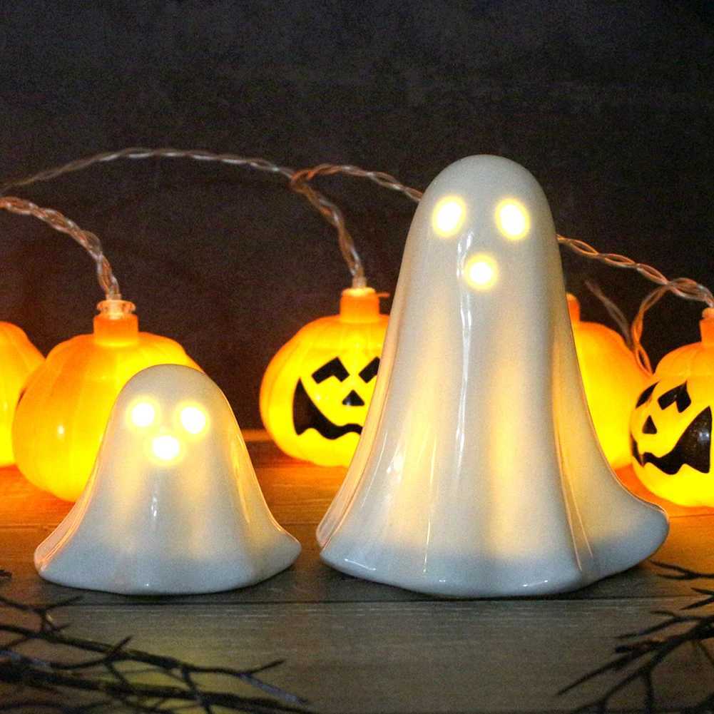 5-1pc Halloween LED Light Up Ghost Decorations Creative Glowing Ghost Ornament Handmade Illuminated Ghost Decor Desktop DecorationXJ250804