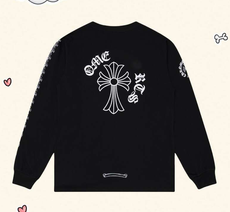 Mens Designer Hoodie 2025 New Luxury Hoodies Chrome Hoodie The Bottom And Inner Labels Are Complete With Sanskrit Symbols Street Hip-Hop Neck Clothing Women Hoody E1