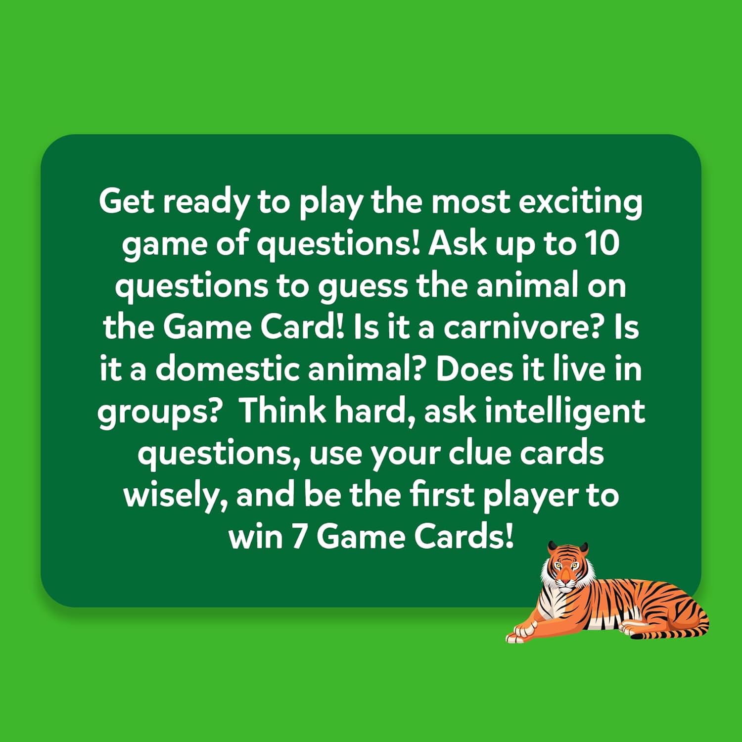 Guess the 10 Card Game - Animal Planet Game for Family Gatherings, Party Entertainment Game, Halloween & Christmas Gift