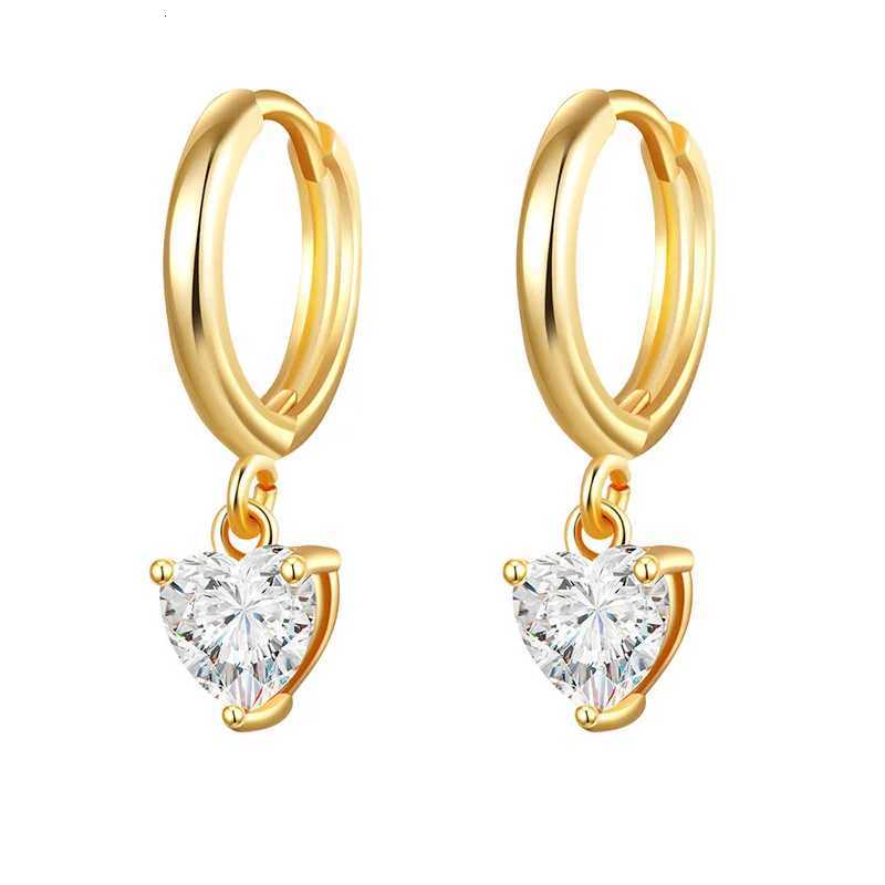 Fashion Stainless Steel Crystal Zircon Drop Earrings for Women Punk Cubic Zirconia Wedding Jewelry Girl Friendship Gifts Y250804
