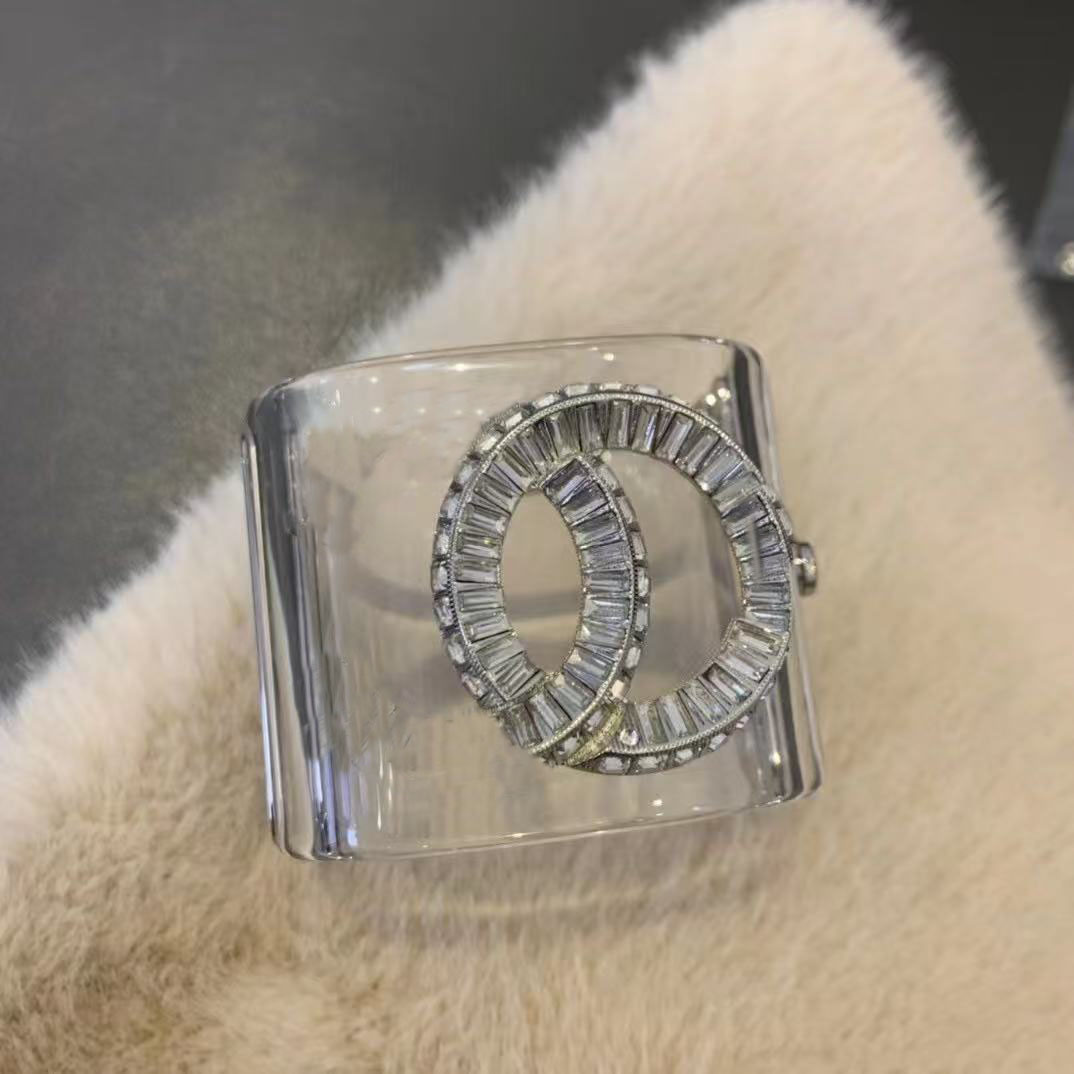 High Qualilty Designer Bracelet Bangle Women and Men Acrylic Bracelets Bangles Party Wedding Jewelry With Big Flannel Bag