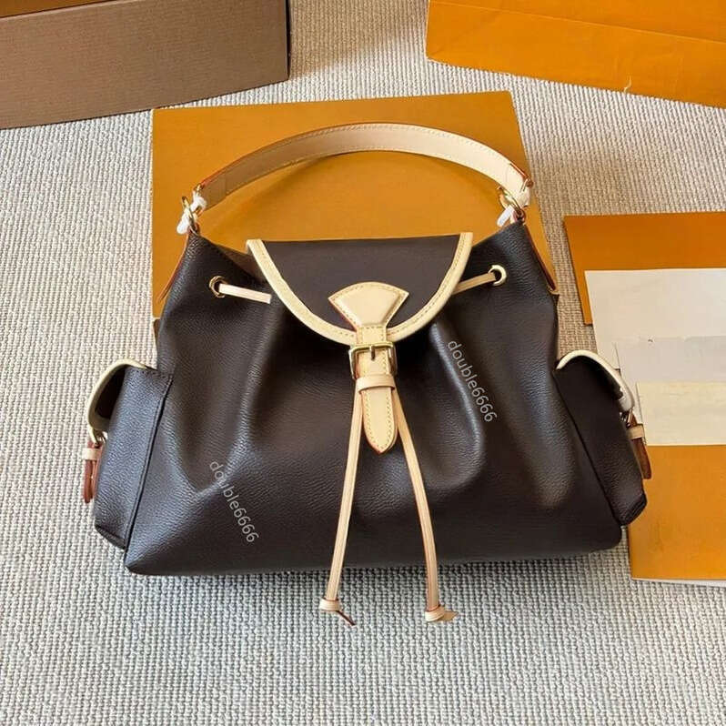 Designer women handbag multi pocket shoulder bag men's backpack Flap Drawstring messenger bags travel bags retro commuter bags crossbody sling bag