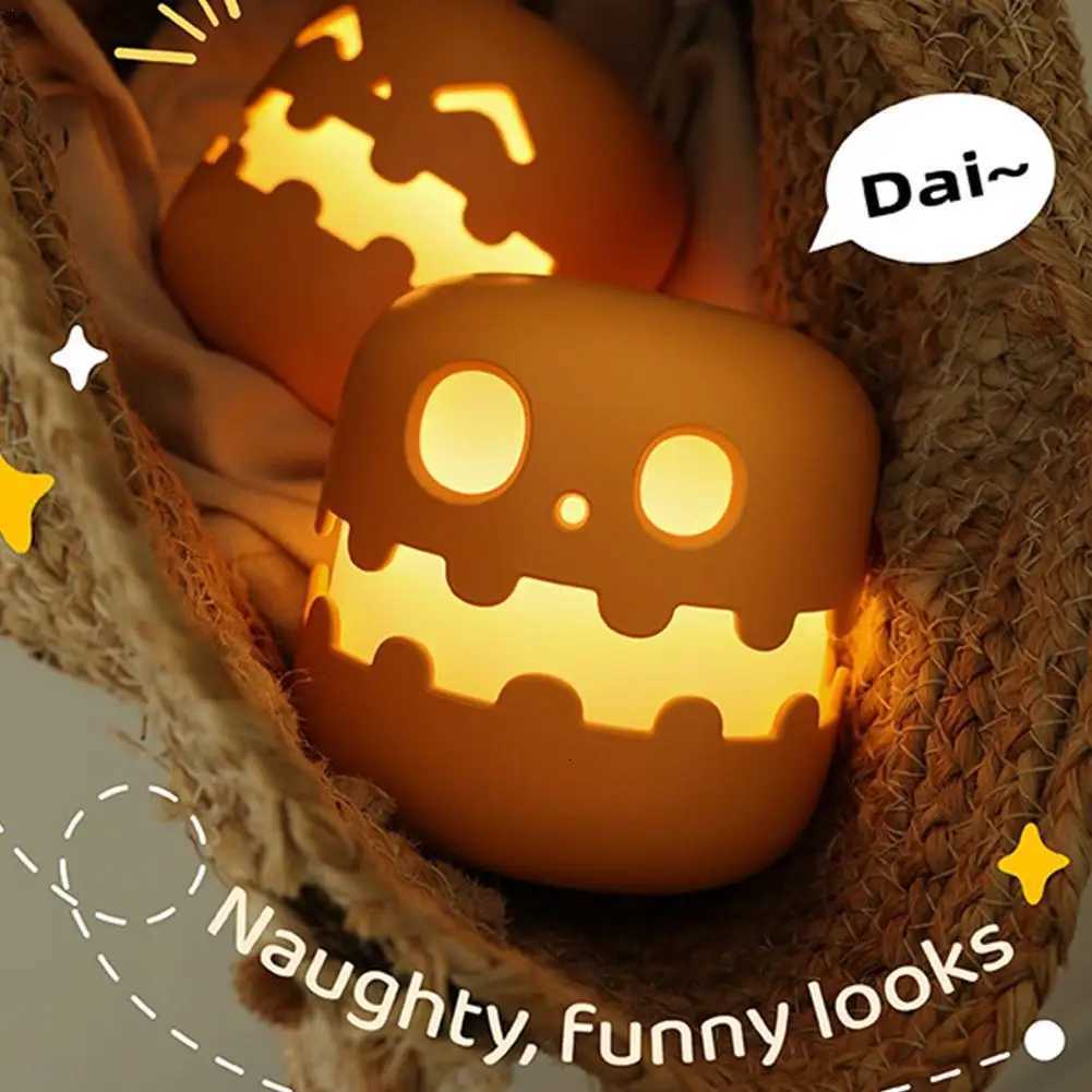 Halloween Spooky Pumpkin Night Lights 2025 New Jack O Lantern Light Halloween Decorations LED Pumpkin Lantern For Porch Party XJ250804