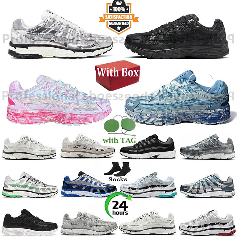 Witha box Designer Shoes P6000 trainer p 6000 Men Women Sneakers Metallic Silver Triple Black White Anthracite Outdoor Sports Trainers Casual shoes Running shoes