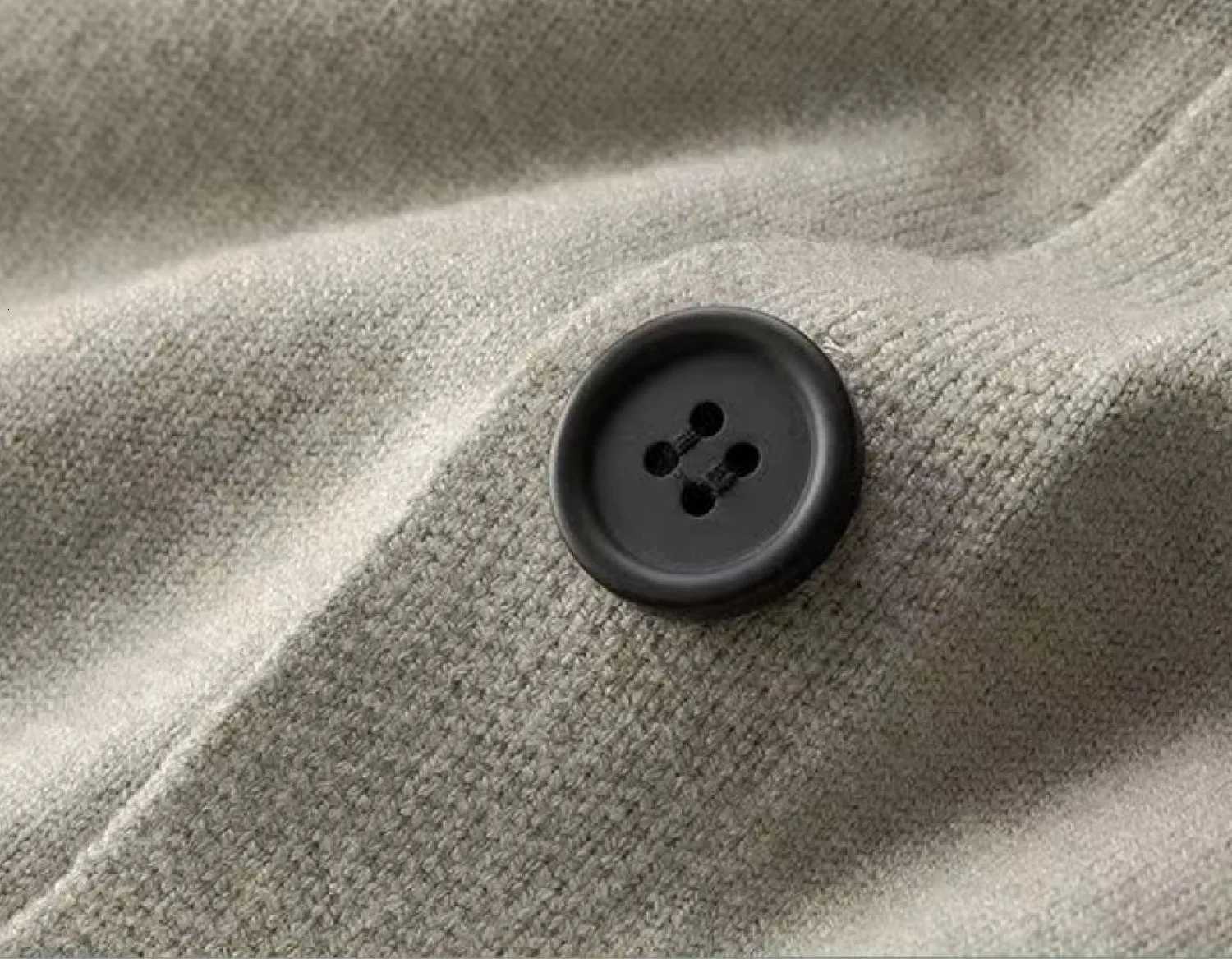 Plus Size Mens V-Neck Casual Button Sweater Cardigan for Autumn/Winter XJ250805