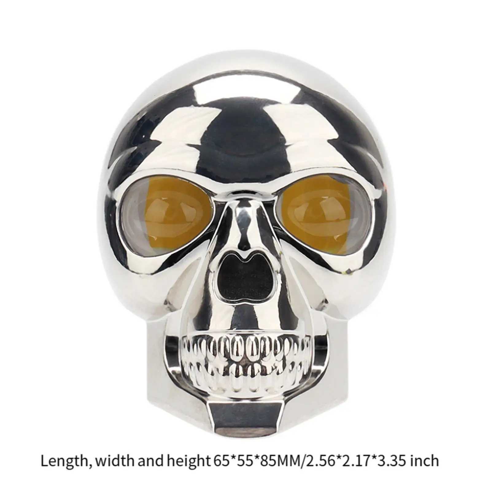 Motorcycle LED Skull Headlight Easy to Install Premium Practical Replacement XJ250804