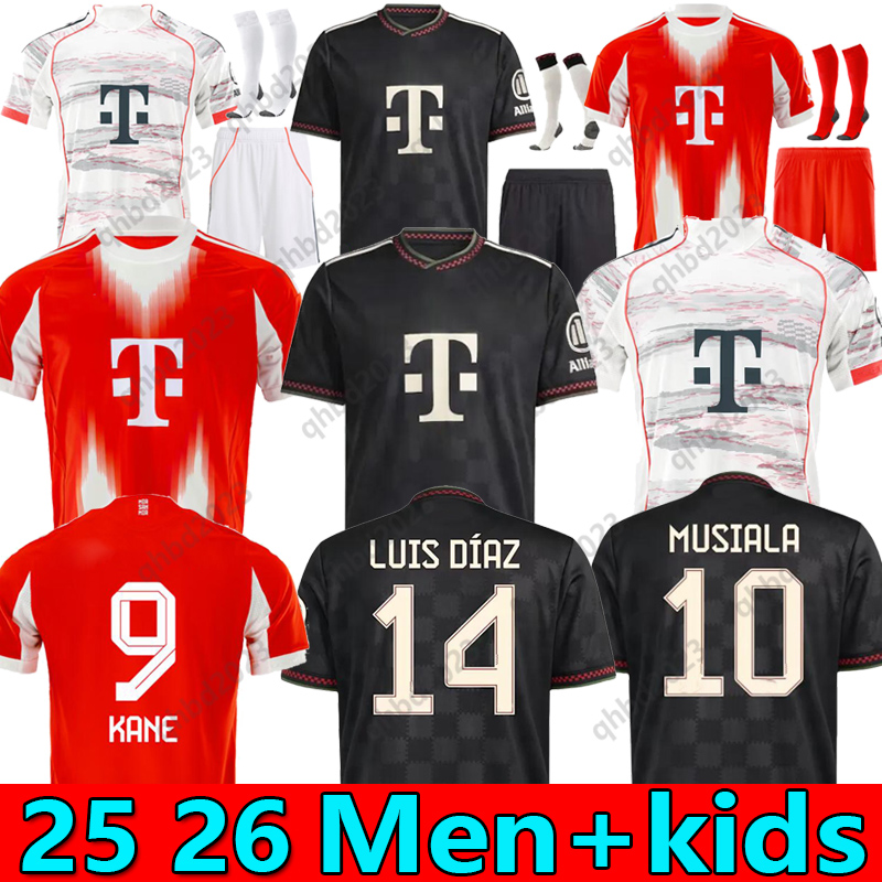 S-4XL KANE 25 26 soccer jerseys LUIS DIAZ OLISE CANCELO DAVIES DE LIGT 125TH 2025 2026 football shirt MUSIALA GNABRY GORETZKA MULLER FANS Player men kids kits KIMMICH