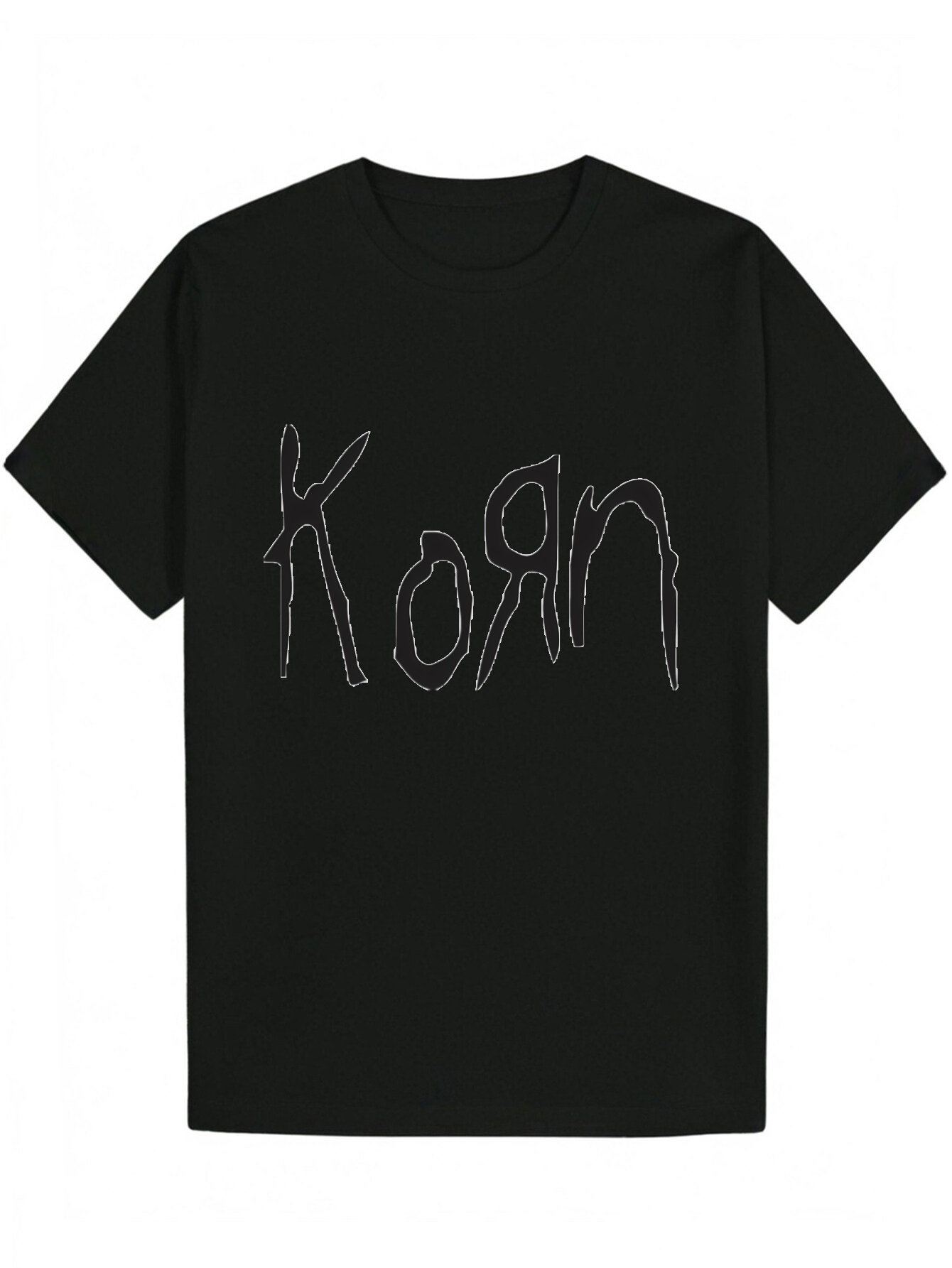 Men's Summer T-Shirt, 'KON' - Round Neck, Short Sleeve, Lightweight and Breathable, Suitable for Casual Wear, Breathable Clothing Bold 