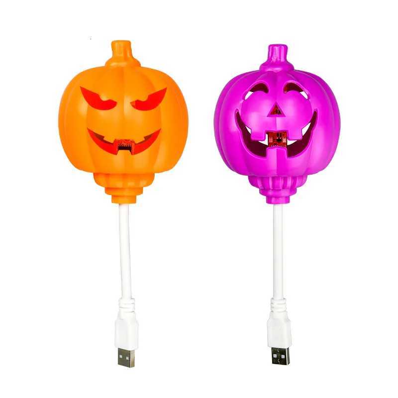 Manufacturers Direct E27 Pumpkin Flame Lamp USB Halloween Decoration Jack O Lantern Christmas Glow Horror Ghost Festival LightsXJ250804