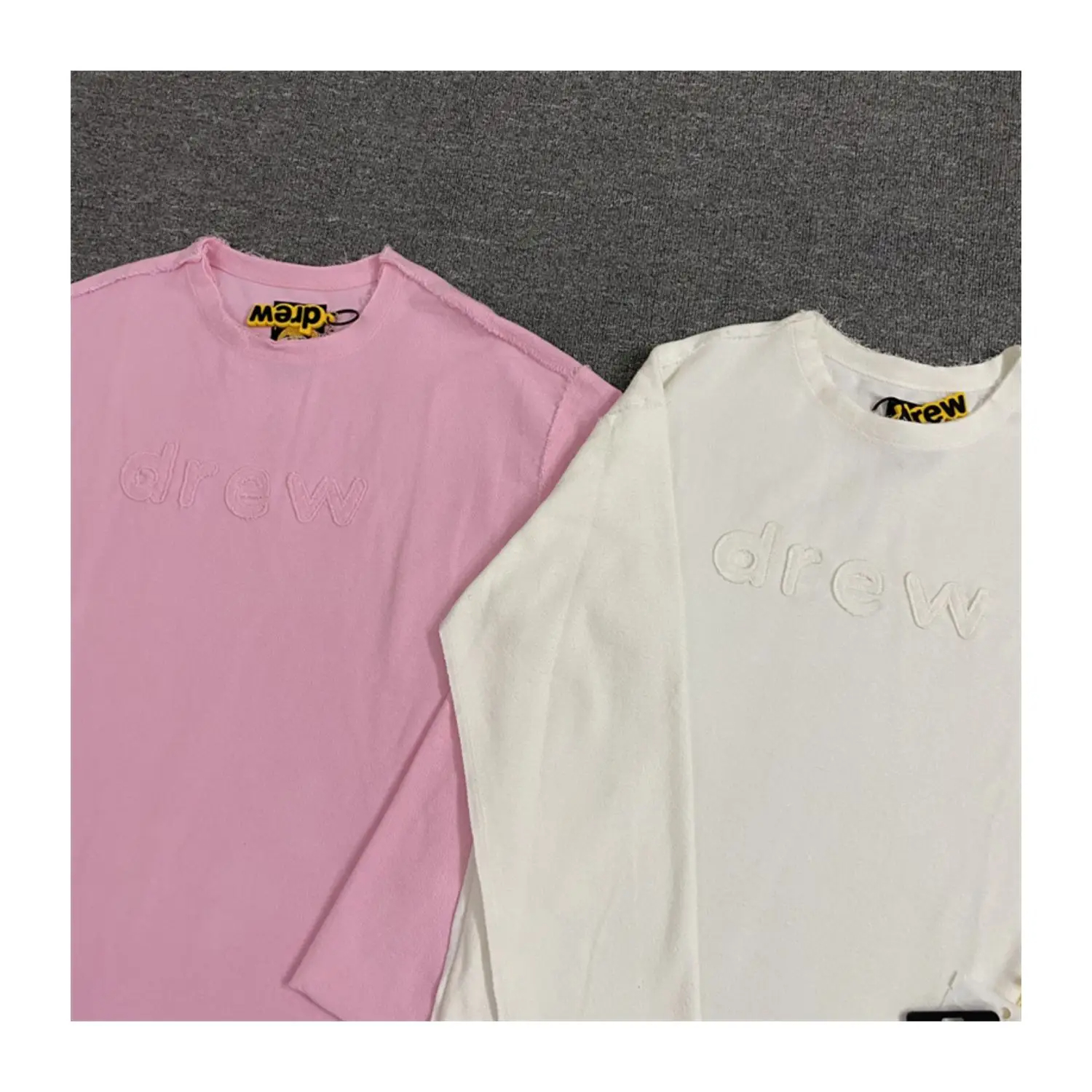 Drew House New Style Hot Sale Mens Clothing T shirt men's and women's Trendy and best-selling new long-sleeved