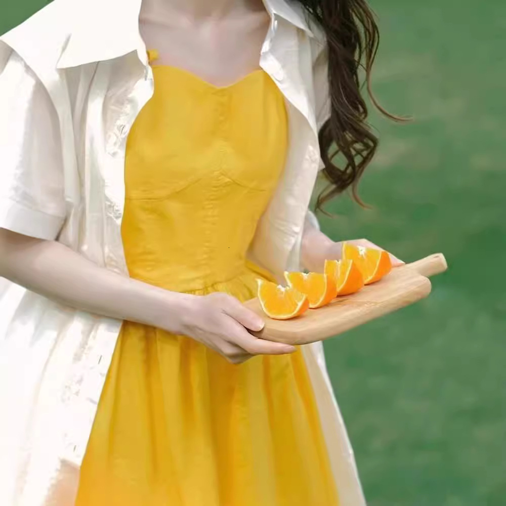 2025 trend Sicilian style spaghetti strap dress for women's summer stunning atmosphere beach vacation travel set photo long dress new designer dr