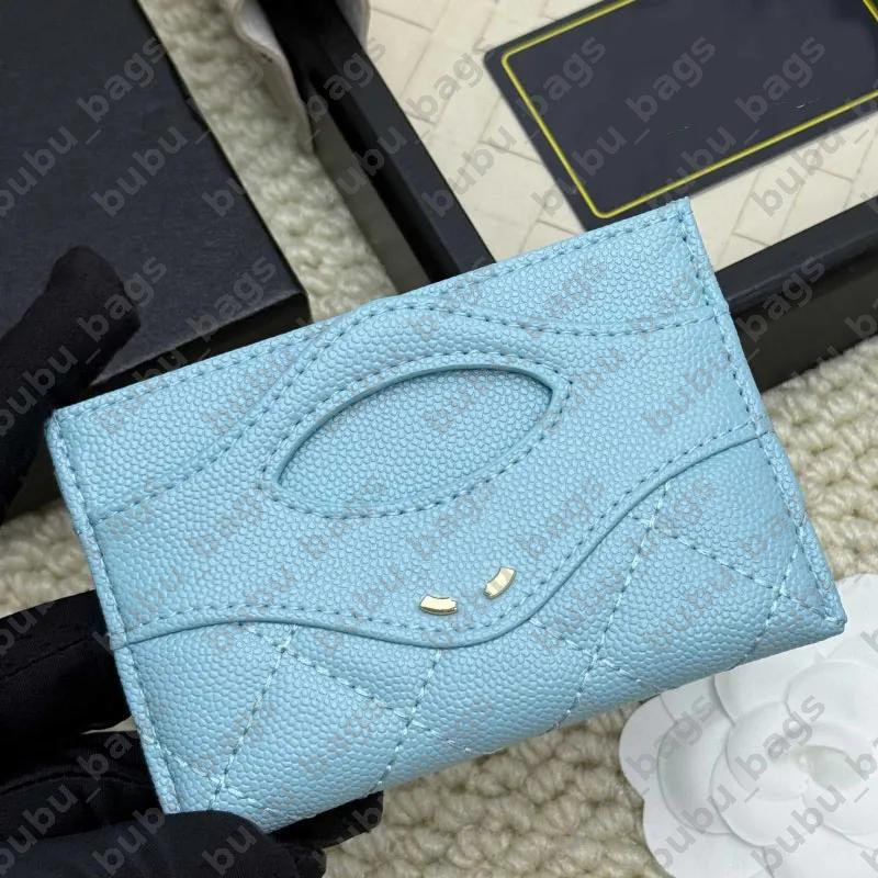 18 Color Luxury Cardholder Designer Short Square Business Card Daily Outfit Unisex Card Holders Casual Solid Color Clutch Cardholders