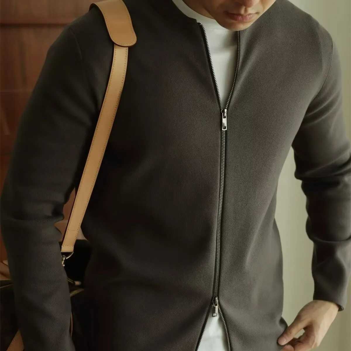 Luxury Sweater Coat Casual Sweater Man Clothes Cardigan Men Mens Clothing Sweatshirts for Men Mens Jackets Knit Zip-up Knitwear XJ250805