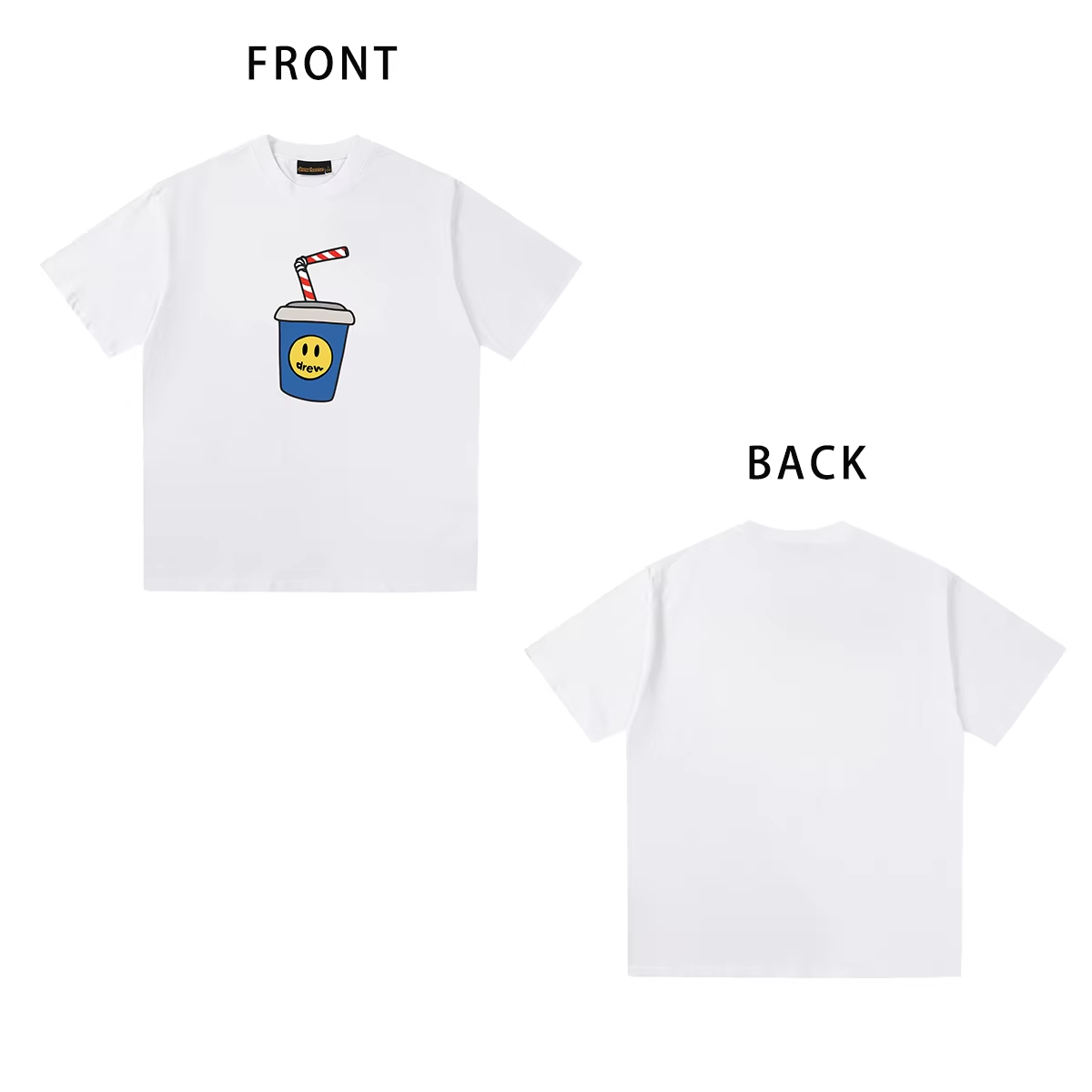 DREW HOUSE Designer luxury Hot Sale Mens Clothing multiple styles T shirt men's and women's printed loose short sleeve T-shirt