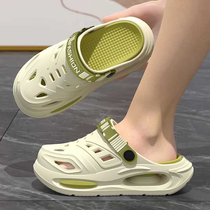 Smile Mens and Womens Cave Shoes Fashion Breathable Sandals with Removable Insoles Non-Slip Cushioned Thickened Soft Slippers W250805