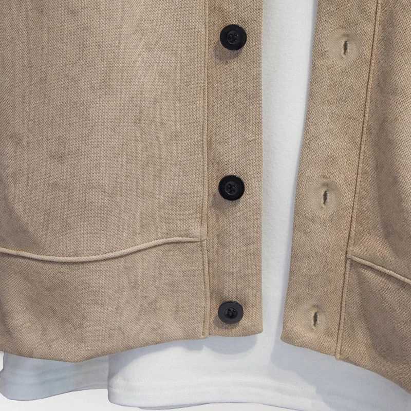 Korean Style Mens Cardigan V Neck Button Up Sweater Male Big Size Casual Light Spring Stretch Oversized Plus Large 10XL 9XL 8XL XJ250805