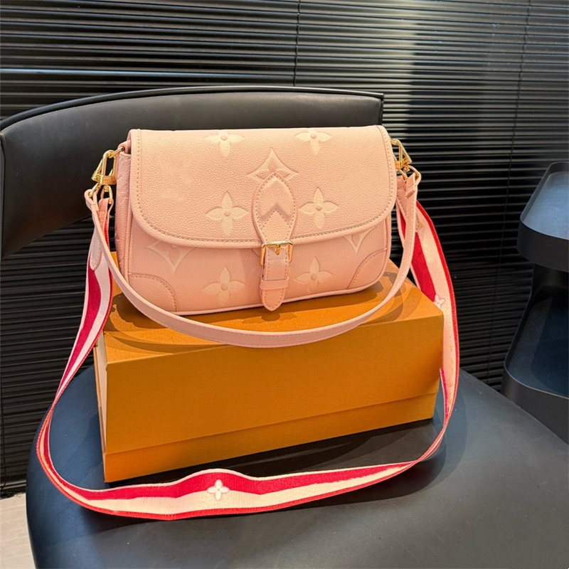 Woman Print Shoulder Bags Luxury Handbag Designer Crossbody Moon Bag Small Floral Phone Bags Leather 10A