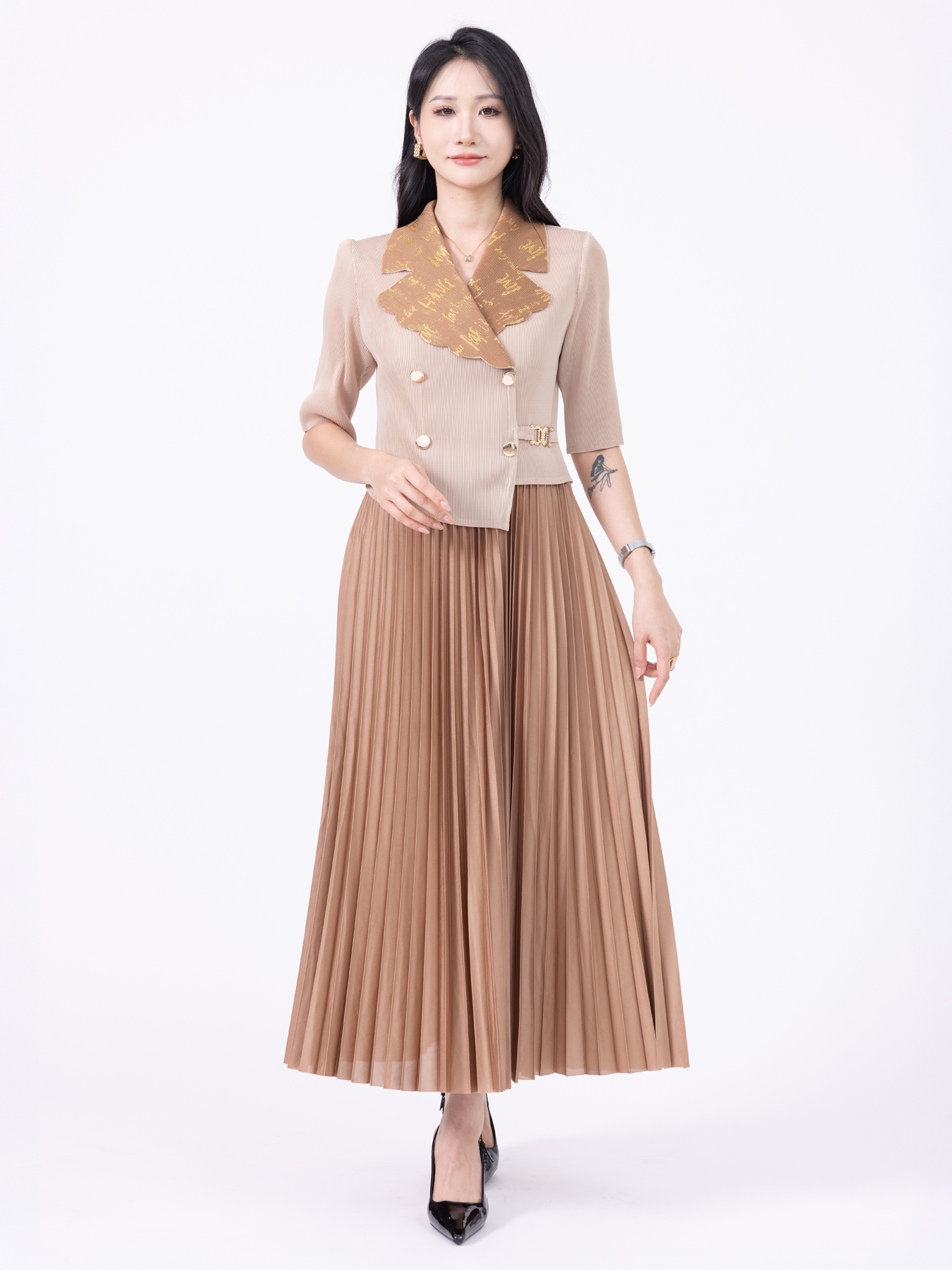 Women's Dresses Stylish Casual Daywear Dress Collection for Ladies Two pleated fake dresses ZR002