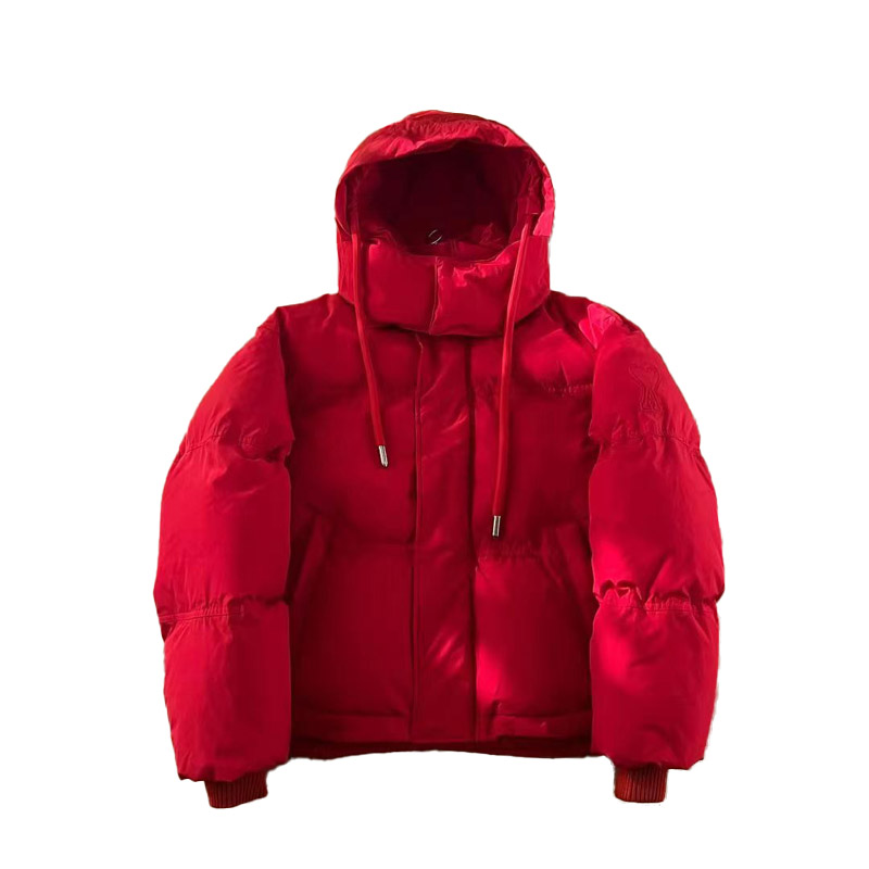 Parkas Designer's classic men's and women's cotton jacket, down jacket, fashionable and versatile, thick and warm hooded design