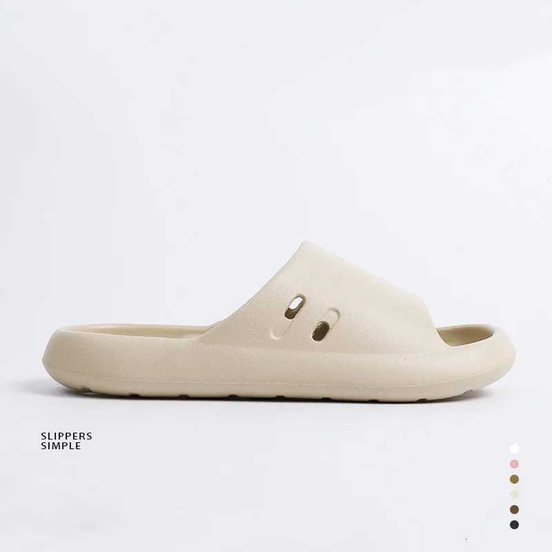 Non-slip Bath Leakage Bathroom Slippers Female Home Indoor Household EVA Slippers Female W250805