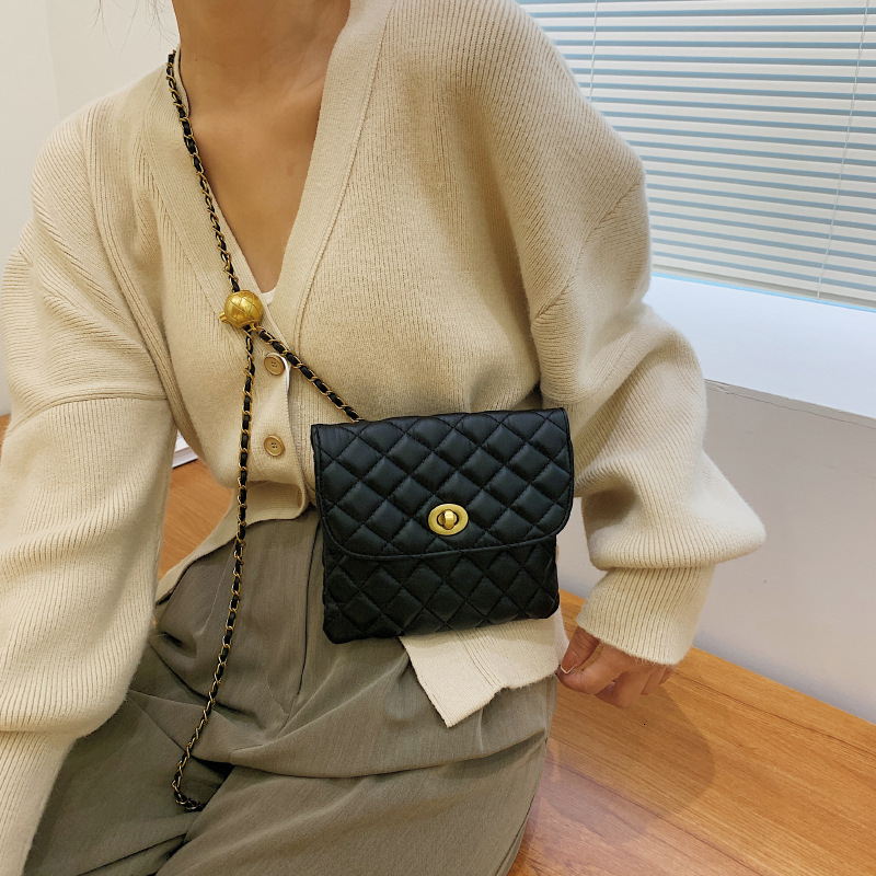 Luxury Brand Designer Bag Style Waist Bag Quilted Chain Bag For Women Summer 2024 New Fashion Crossbody Shoulder Bag Mini Small Bag