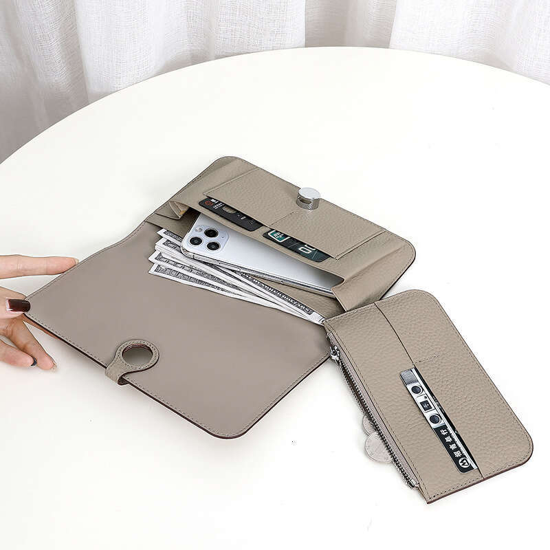 Leather Bag Card Pack Ladies Wallet Genuine Leather Money Bag Women S Coin Purse Phone Passport Holder Ultra Thin New Model Wallet Women