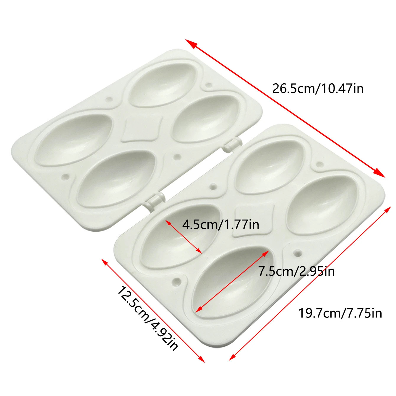 4 Holes Meatball Maker Manual Meatloaf Mold Kitchen Tools Stuffed Kibbeh Processor Roll Cake Dessert Decor 250724 - view 3