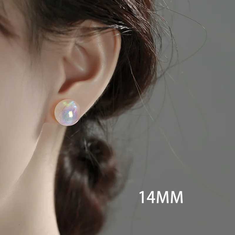 Elegant Candy Color Brilliant Simulated Pearls Stud Earrings For Women Exquisite Young Girls Fantastic Sweet Party Jewelry N592 Y250804