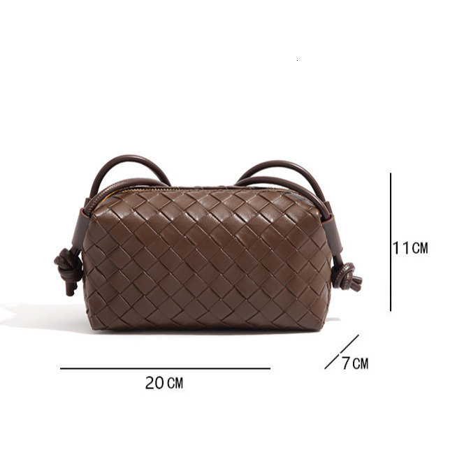 Free Shipping Designer Luxury New Embossed Woven Small Square Bag Single Shoulder Crossbody Lightweight Women's Bag Casual Handbag