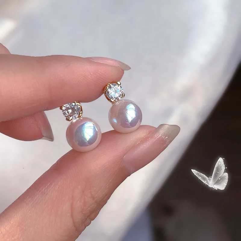 Fashion Delicate Imitation Pearl Earrings Bride Wedding Accessories Elegant Temperament Earrings New Trendy Women Jewelry Y250804