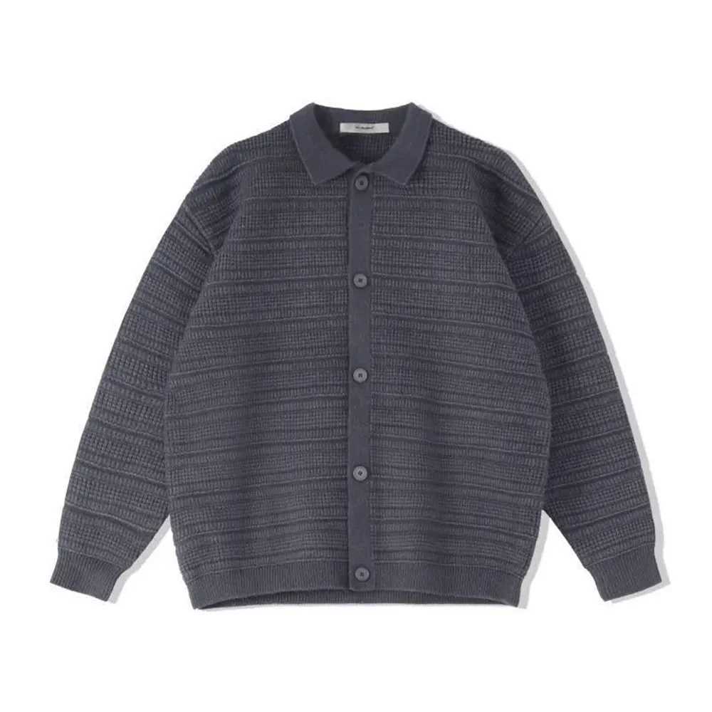 Cardigan Mens Japanese Casual Knitted Sweater Jacket Niche Trend High-End Loose Button Sweater Couple 2024 Autumn Mens Clothing XJ250805