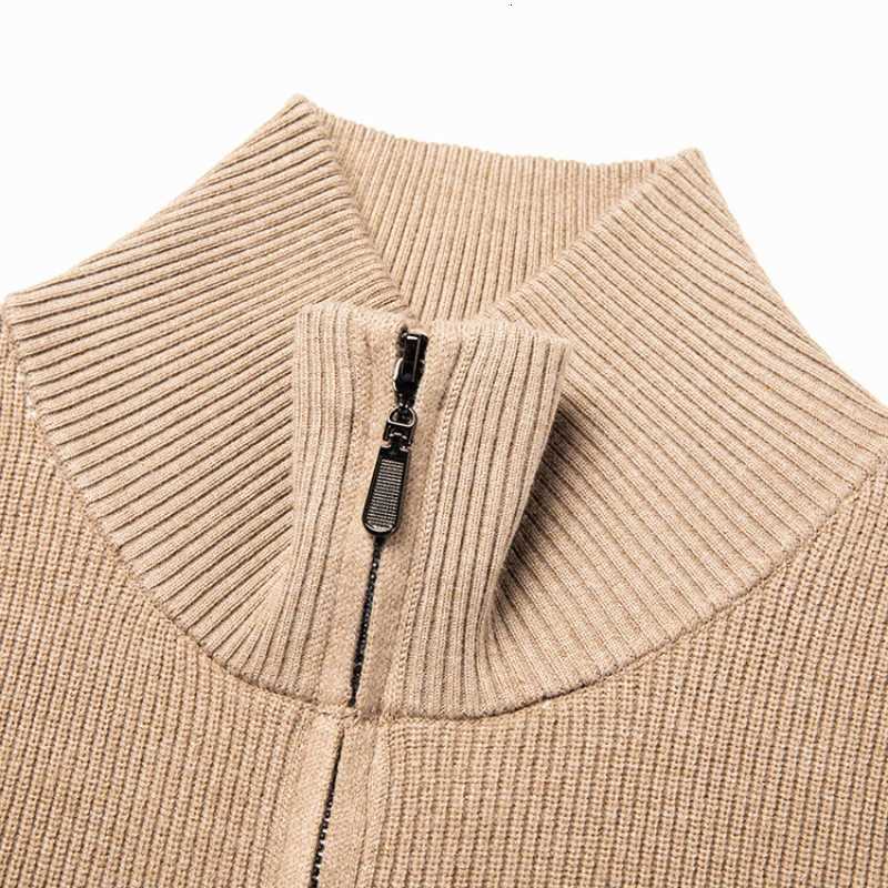 Solid Color Long-sleeved Stretch Cardigan for Men Daily Casual Warm Sweater. Fall Jacket M-4XL XJ250805