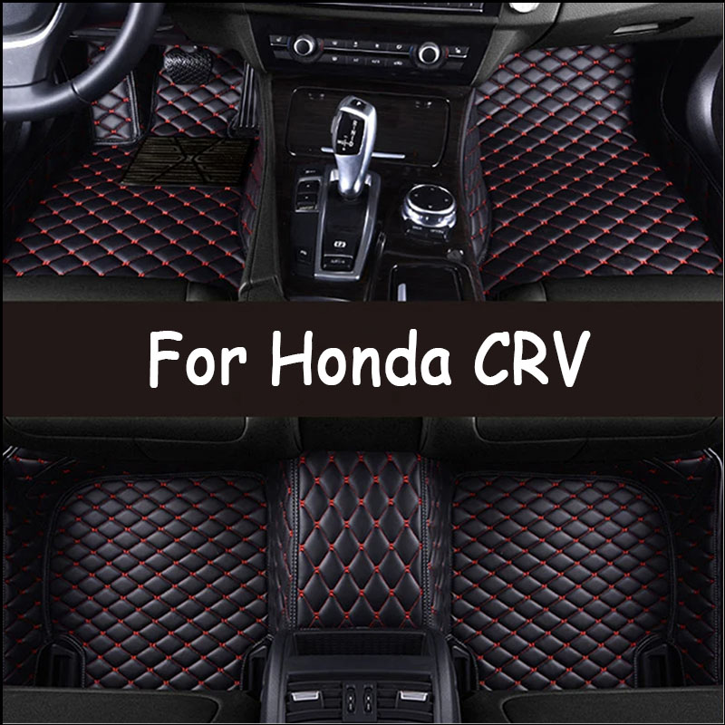 Car Floor Mats For Honda CRV 2012 to 2016 Custom Auto Foot Pads Automobile Carpet Cover interior accessories