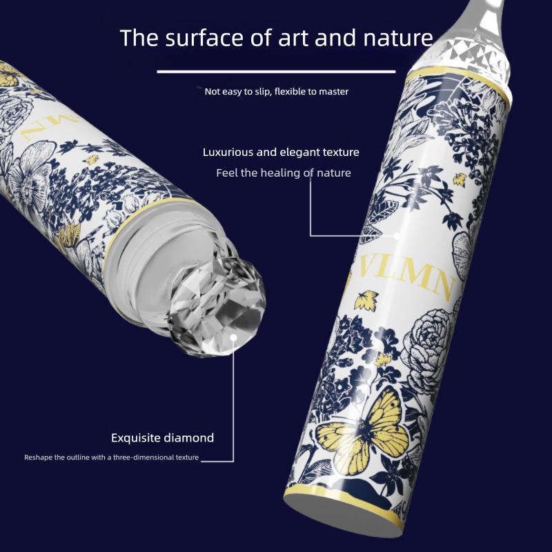 New High-end Gift Box Portable Lipstick Tube Women's Household Gum Care Tooth Cleaning Hotel Business Trip Soft-bristled Toothbrush