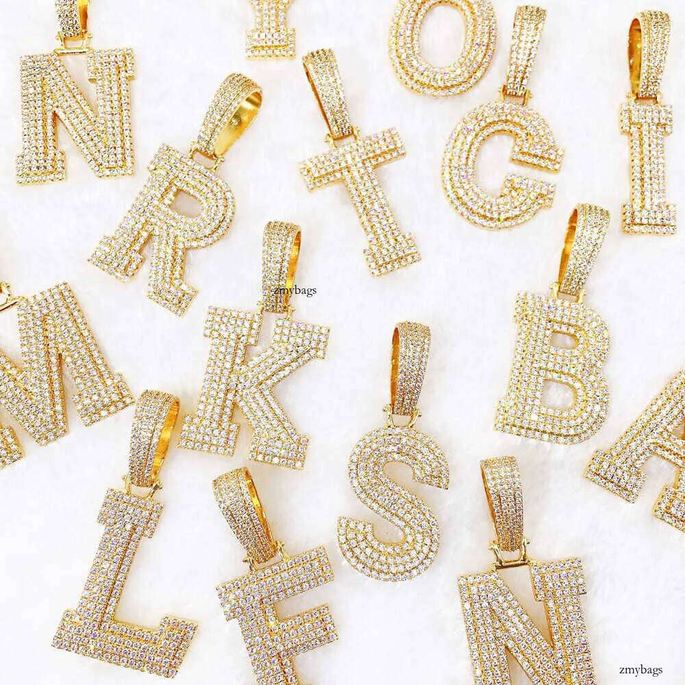 hip hop jewelry buss down s with vvs moissanite custom alphabet letter dia alphabets pendant