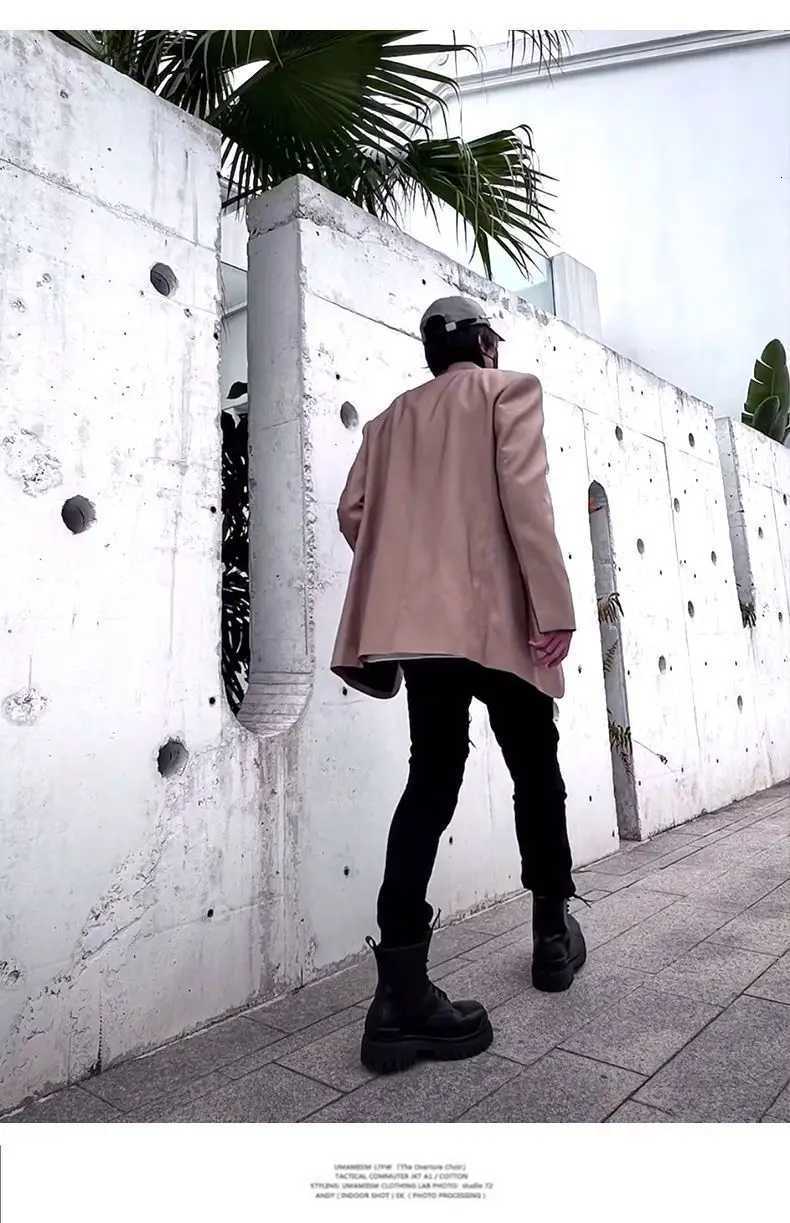 2025 New Big Derby Genuine Leather Mens Middle High Top Fion Grade Thick Bott Ins Boots Y250805